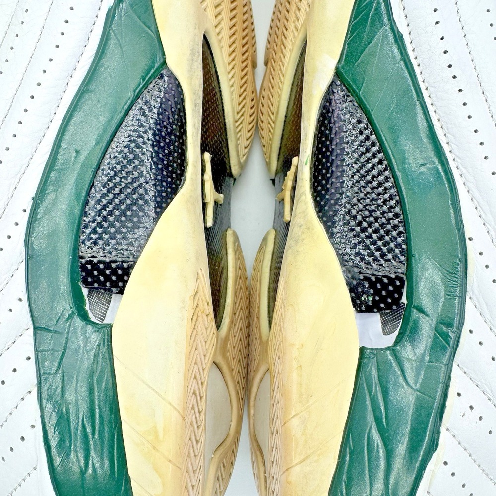 Nike Air Jordan 14 Retro Forest Green White 2005 Size 13 311832-131 No Laces - Picture 15 of 16